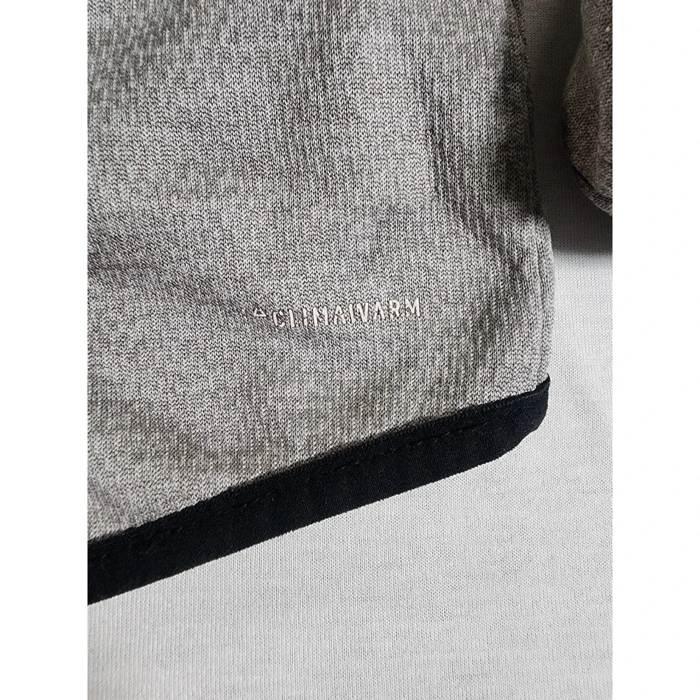 Adidas Climawarm Hoodie Mens Medium Gray Pullover Scuba‎ Neck The Three Stripes